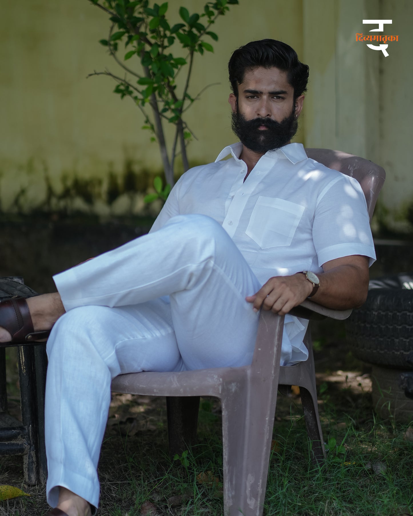 Classic White Linen Shirt